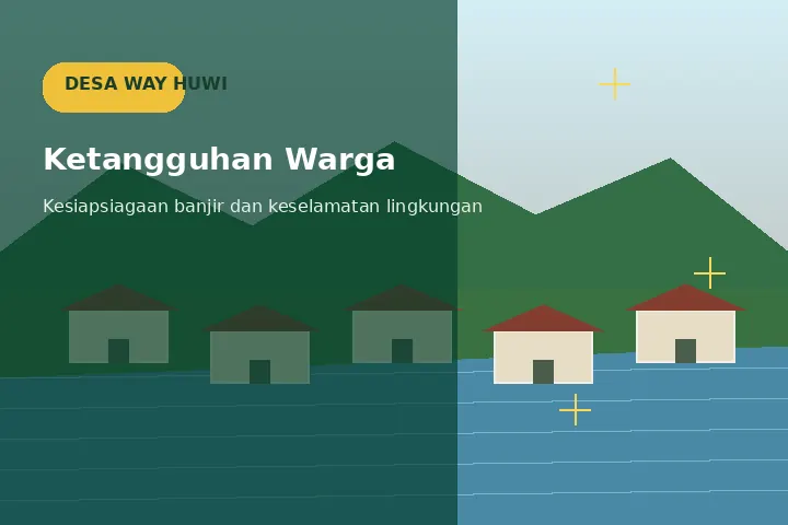 Ilustrasi Ketangguhan & Keselamatan Warga Way Huwi