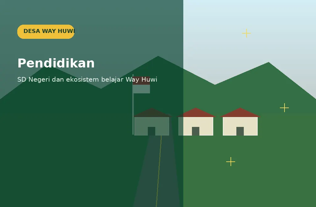 Ilustrasi Pertanian & pertanian, budaya lokal dan UMKM Desa Way Huwi